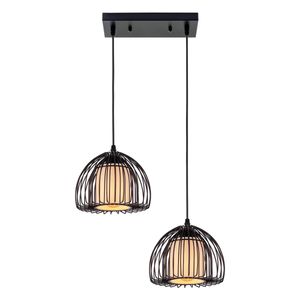 Luminária Pendente Tefus Preto Kala