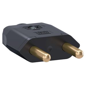 Plugue Macho com 2 Pinos 20A Preto com 120 Unidades Weg