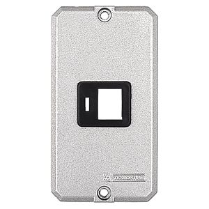 Tampa para Condulete 1/2" e 3/4" 1 Posto com Suporte para RJ