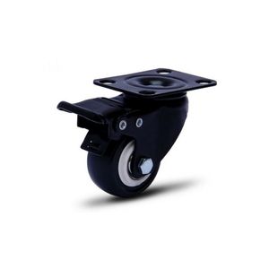 Rodízio Giratório Série 10 Black 50mm Com Freio 50Kg da Colson