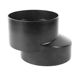 Bolsa Adaptadora para Vaso Sanitário Preta Estrela