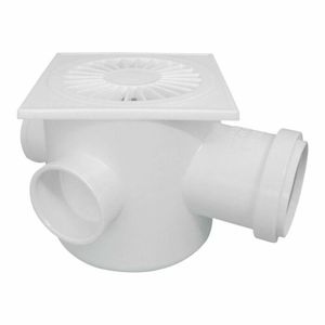 Caixa Sifonada Quadrada 150mm Branca