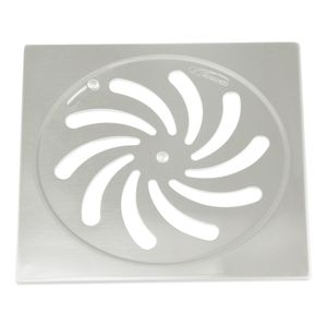 GRELHA QUADRADA INOX AMANCO 150MM ABRE FECHA