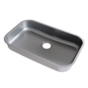 Cuba Riva Inox Acetinado 11,0cm Sem Válvula 56X34 Docol