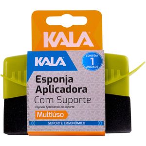 Esponja Aplicadora Com Suporte Multiuso 11,5x6cm Kala