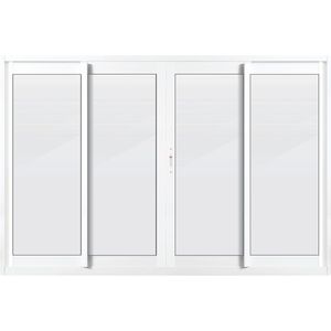 Janela Invicta de Alumínio BR 4 Folhas VL 100x150cm MetalFlex