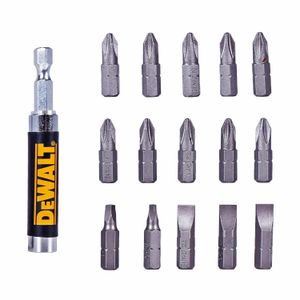 Jogo de Bits com Guia Magnética 25,4Mm com 16 Peças Dewalt