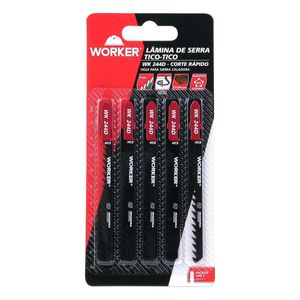 Serra para tico-tico 5 Peças 6 Dentes por polegada Worker
