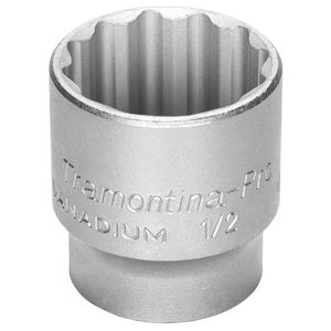 Soquete Estriado em Aço Cromo Vanádio 26 mm - Encaixe 1/2" Tramontina