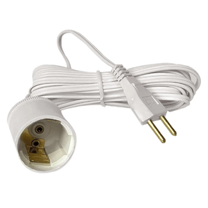Soquete Rabicho 10A Branco PL 2X0,75MM 5MTS Lider Plus
