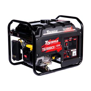Gerador de Energia a Gasolina a Ar 196cc 2.5kVa Mono Toyama