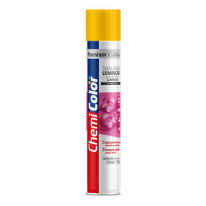 Tinta Spray Luminosa 250ml/120g Amarelo da Chemicolor