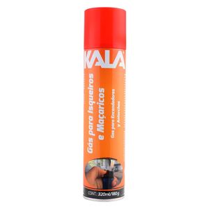 Gás para Isqueiro e Maçaricos 320ml/180g Kala