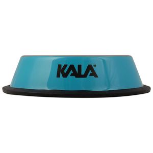 Tigela para Pets em Aço Inox Azul 30cm Kala