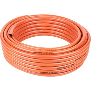 Kit Mangueira Jardim Reforçada Laranja 4 Camadas 10m Kala