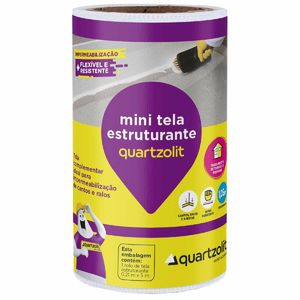 Impermeabilizante Tela Estruturante Mini Rolo da Quartzolit