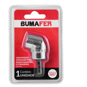 Adaptador Angular para Furadeira 1/4" 60mm Bumafer