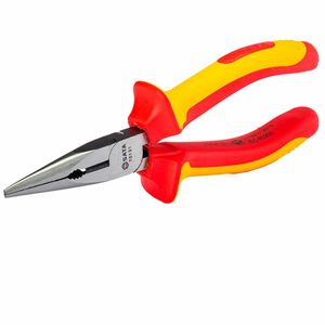 Alicate Meia Cana Longo Isolado VDE 6” Sata
