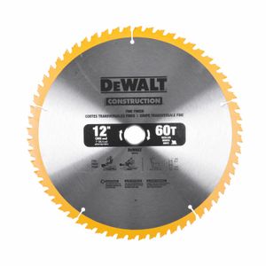 Disco de Serra Acabamentos em Madeira 12" 60D DW3126 DeWalt
