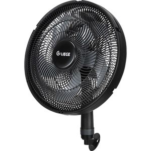 Ventilador de Parede Preto 50cm 130W Liege