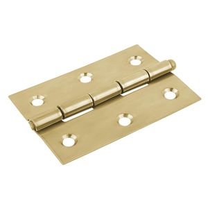 Dobradiça Pino Simples Bicromatizada 4" com 3Peças