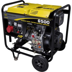Gerador Dies 6500 Diesel Partida Elétrica Trifásico Matsuyama