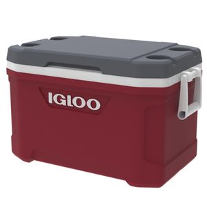 Caixa Térmica Latitude 52 Chest 49L Cinza e Vermelho Igloo