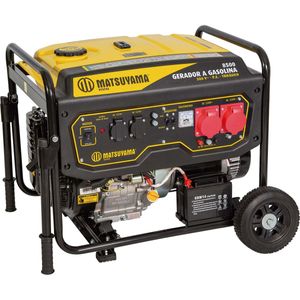Gerador a Gasolina 4T 25l Motor 17,5hp 380V Matsuyama