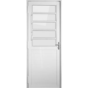 Porta Basculante Invicta em Alumínio Esquerda 210x80cm MetalFlex