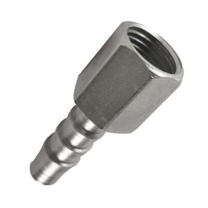 Adaptador Fêmea Rosca 1/4" com Espigão para Mangueira 5/16" Schweers