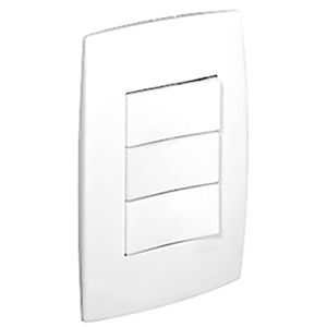 Interruptor 2TS + 1TP Branco Pial Plus
