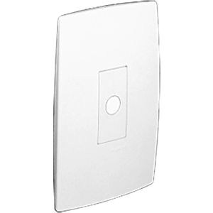 PLACA 4X2 1 FURO BRANCO PIAL PLUS