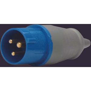 Plugue 2P+T 16A 200/250V 6H Azul Soprano