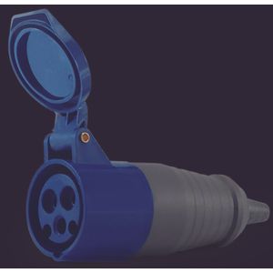 Acoplamento 3P+T 16A 200/250V 9H Az Soprano