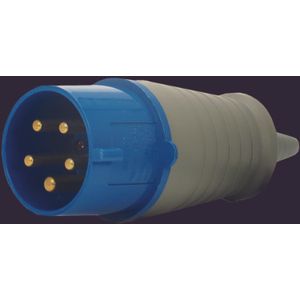 Plugue 3P+T 32A 200/250V 9H Azul Soprano