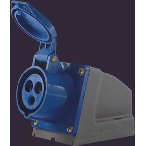 Tomada Sobrepor 3P+T 32A 200/250V 9H Azul Soprano