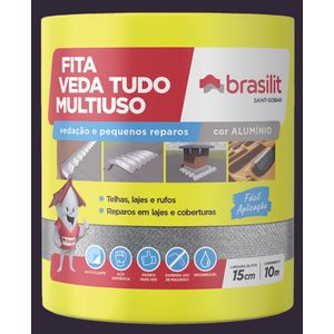 Manta Autoadesiva Impermeabilizante 15cm x 10m Brasilit