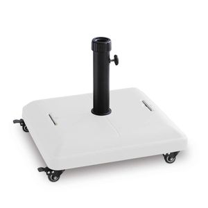 Base de Concreto Modelo Quadrada e Branca com 50Cm Kala