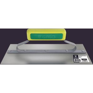 Desempenadeira de Aço Inox 12x29cm para Gesso com Cabo Galo