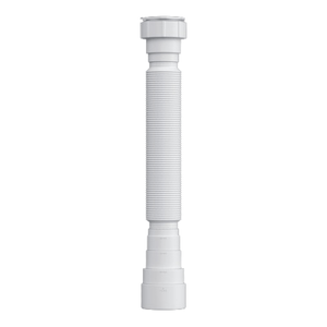 Sifão Sanfonado Universal de Plástico Branco 30cm Herc