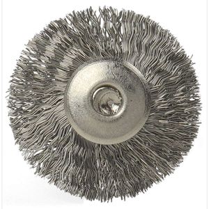 Escova Circular com Haste em Inox 1/8" 3,2x20mm Worker