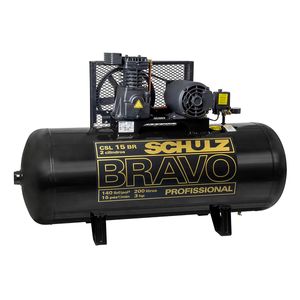 Compressor Bravo 3Hp CSL15BR 220/380V Schulz