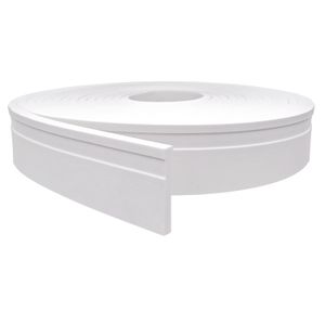 Rodapé EVA Autocolante 7cm x 5m Branco Meu Rodapé