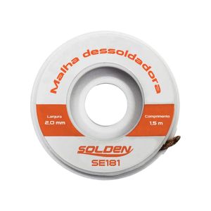 Malha para Desoldar 2mm x 1,5m SE181 Solden