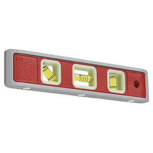 Nível de Alumínio Torpedo 9" - 3 Bolhas Com iluminação Ridgid