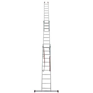Escada Tripla Extensiva 9/3 Degraus Worker
