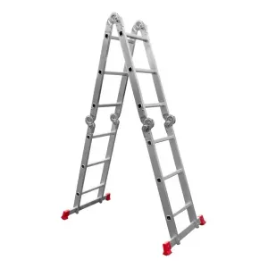 Escada Articulada 8 em 1 Alumínio 12 Degraus 3,26m Worker