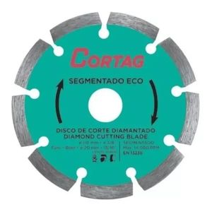 Disco Diamantado Segmento Eco 110mm Cortag