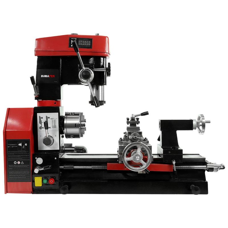 Torno Mecânico Multifuncional 500mm 550W Bivolt Bumafer