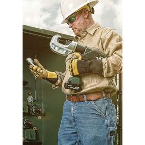 Prensa Terminal 380mm 12 Ton Bateria 18V 220V Greenlee